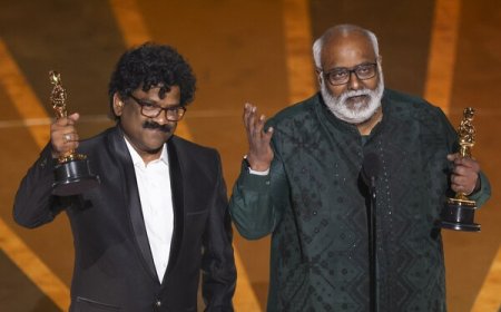 ఆస్కార్లో తెలుగోడి సత్తా.. ఆవార్డుతో RRR చరిత్ర.. కార్తికేయదే అని చెప్పిన కీరవాణి