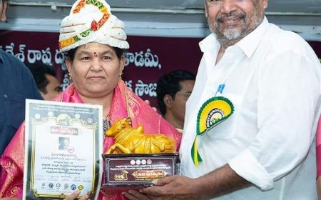 ఫోటో గ్రాఫర్ మహాలక్ష్మి కి నంది అవార్డు పురస్కారం