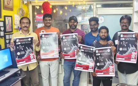 ప్రొఫెషనల్ ఫోటో ట్రేడ్ వెల్ఫేర్ అసోసియేషన్ లో    సమావేశం ఫోటోఫీనా 2023 పోస్టర్ ఆవిష్కరణ