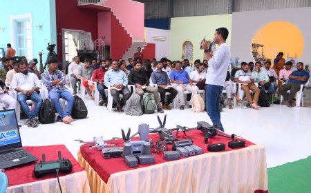 ఘనంగా ప్రారంభమైన డ్రోన్ వర్క్ షాప్