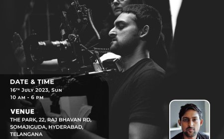 జూలై 16 న  ' బిగ్ ఫిలిం విత్ స్మాల్ కెమెరా మాస్టర్ క్లాస్ వర్క్ షాప్