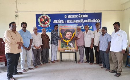 కెమెరా సృష్టికర్త శ్రీ లూయి జాక్విన్ మాండ్ గారి కి ఘన నివాళులు