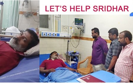ఫ్రీలాన్స్ ఫోటోగ్రాఫర్స్ అసోసియేషన్ అధ్యక్షులు శ్రీధర్ గారికి తోడుగా నిలుద్దాం