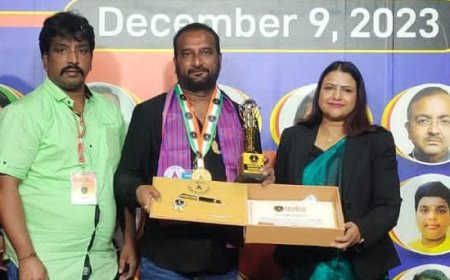 మచిలీపట్నం ప్రాంత వాసికి  ఇండియన్ బుక్ ఆఫ్ రికార్డ్
