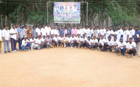 జిల్లా స్థాయి ఫోటోగ్రఫీ క్రికెట్ టోర్నమెంట్ విజేత నస్పూర్