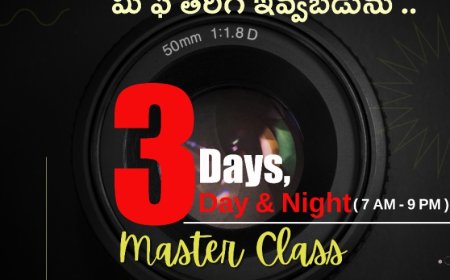౩ రోజుల్లో మీరు ఫోటోగ్రఫీ లో మాస్టర్ కాకపోతే మీ డబ్బులు తిరిగి ఇస్తాం