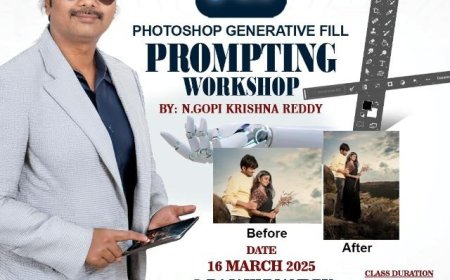 ఫోటోషాప్ AI జెనరేటివ్ ఫిల్ పై వర్క్ షాప్
