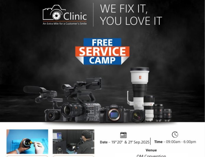 ఫోటో ట్రేడ్ ఎక్స్‌పోలో సోనీ ప్రత్యేక సేవలు