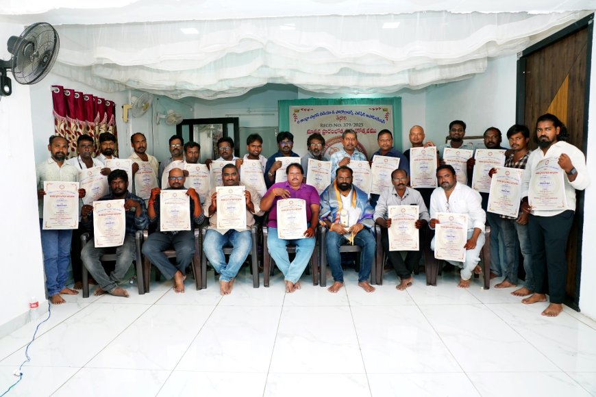 తెనాలి అసోసియేషన్ కొత్త కార్యవర్గం నియామకం