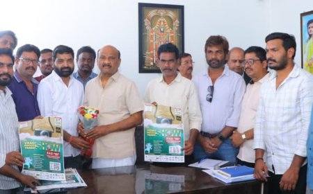 శాసనసభపతి చింతకాయల అయ్యన్నపాత్రుడు చేతులమీదుగా  ఫోటో ట్రేడ్ ఎక్స్పో పోస్టర్ ఆవిష్కరణ